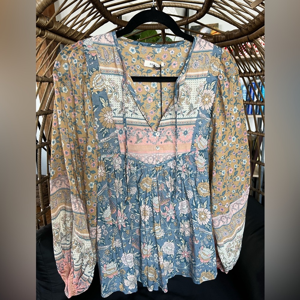Spell & The Gypsy Collective Mossy Boho Blouse - Evening